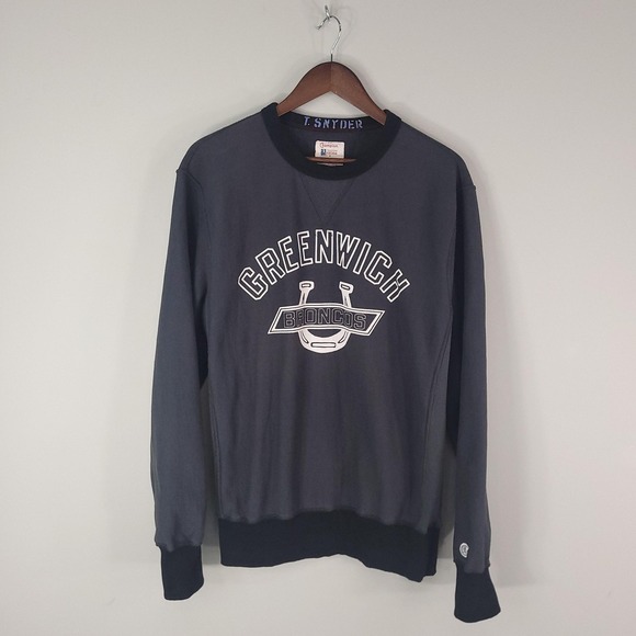 Champion Todd Snyder Sweatshirt Mens XL Gray Greenwich Broncos Crewneck Cotton
